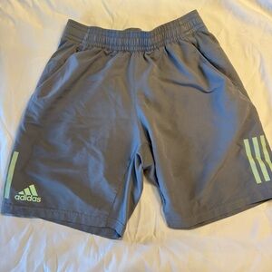 Adidas Grey ClimaCool Logo Men’s tennis shorts, Sz M